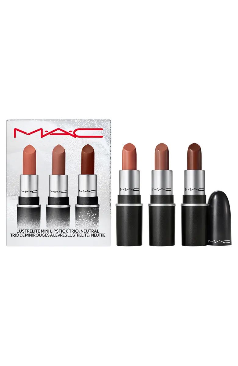 MAC Cosmetics Lustrelite Lipstick Trio $45 Value | Nordstrom | Nordstrom