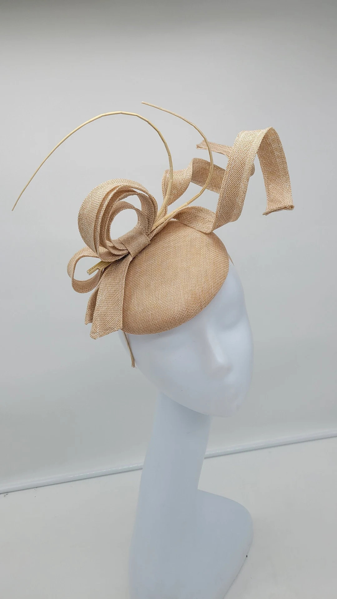 Tan Champagne Kentucky Derby Fascinator: Vintage Wedding Hat | Etsy (US)