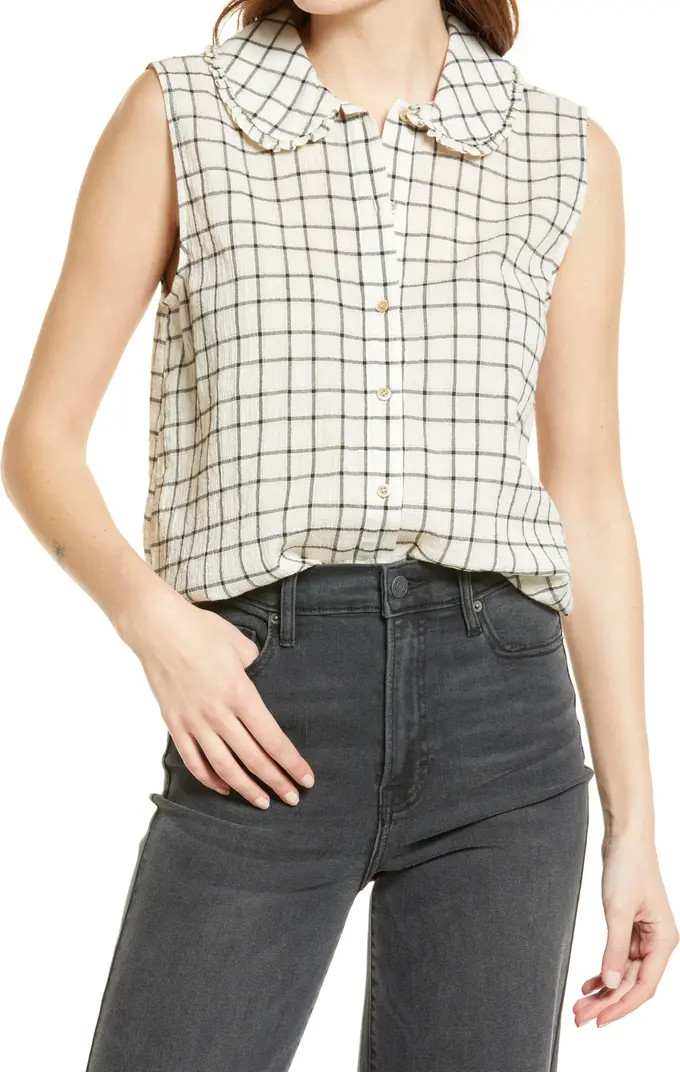 Treasure & Bond Sleeveless Button-Up Shirt | Nordstrom | Nordstrom