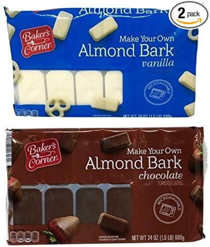 Baker's Corner Almond Bark Vanilla + Chocolate, 24oz | Amazon (US)