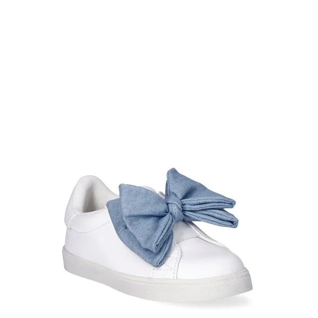 Wonder Nation Girl's Bow Sneakers | Walmart (US)