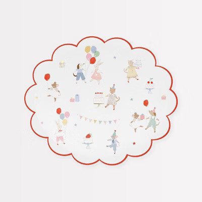 Meri Meri Animal Friends Side Plates (Pack of 8) | Target