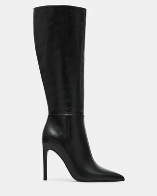 Steve Madden Women's Nitro Knee High Boots - Black - Size 8 - Leather | Steve Madden (US)