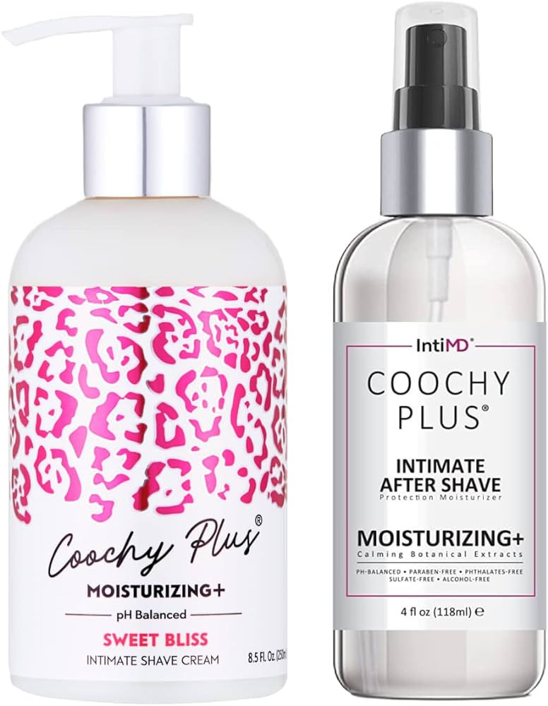Coochy Plus Intimate Shaving Complete Kit - SWEET BLISS & Organic After Shave Protection Soothing... | Amazon (US)