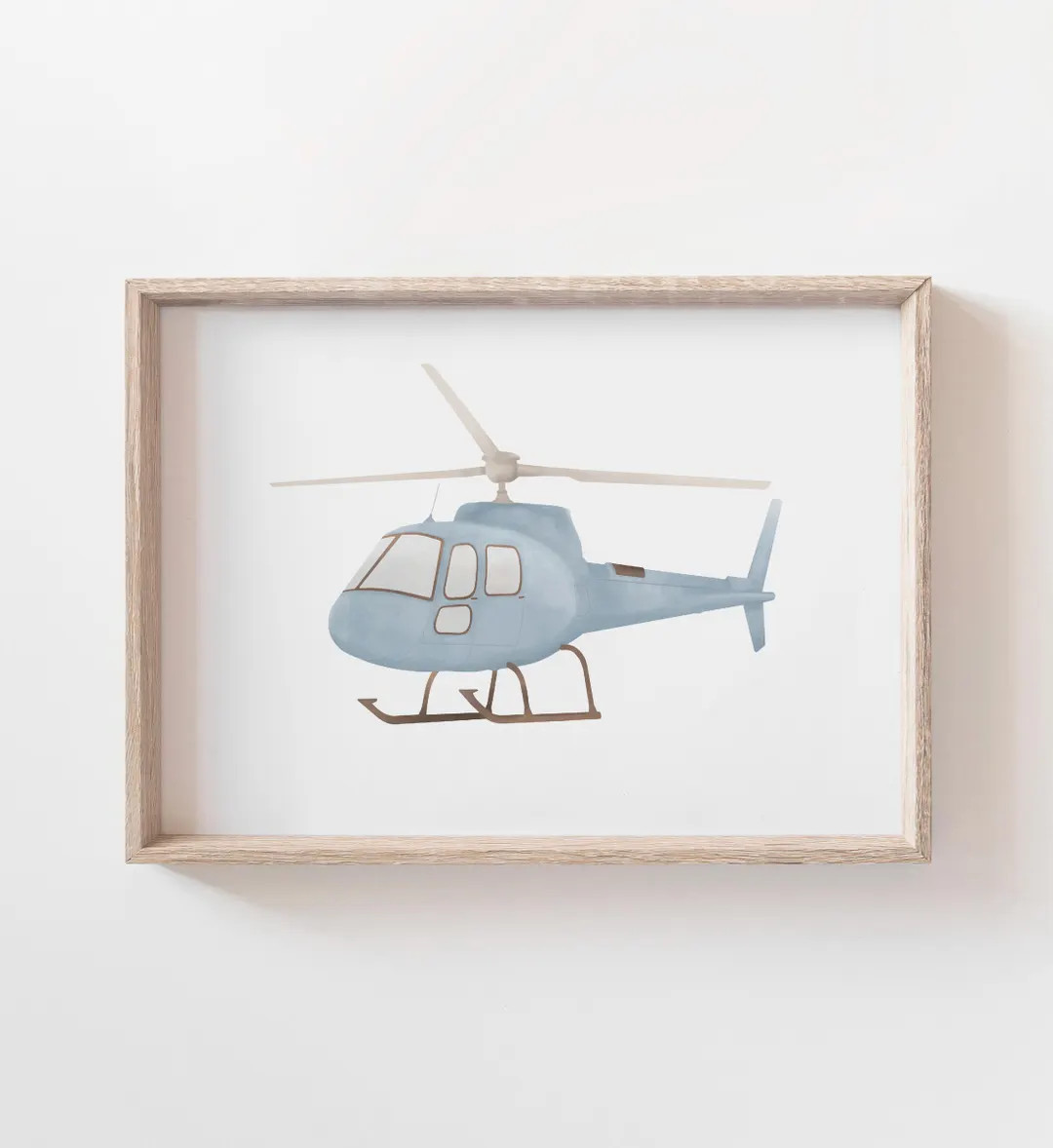 Vintage Helicopter Print, Helicopter Wall Art, Printable Travel Wall Art, Travel Nursery Decor, B... | Etsy (US)