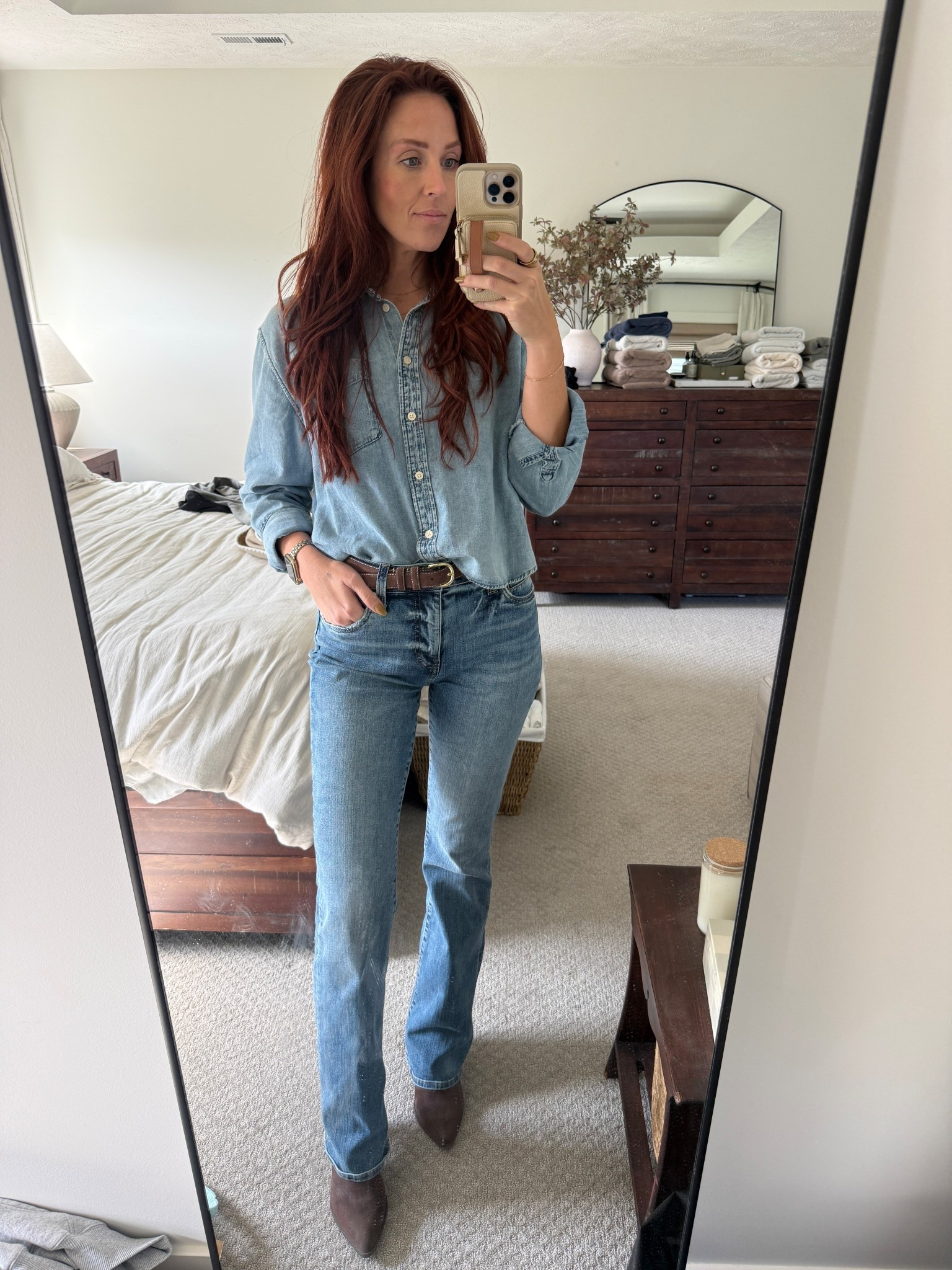 Denim on denim. 



#LTKStyleTip #LTKFindsUnder100 #LTKFamily