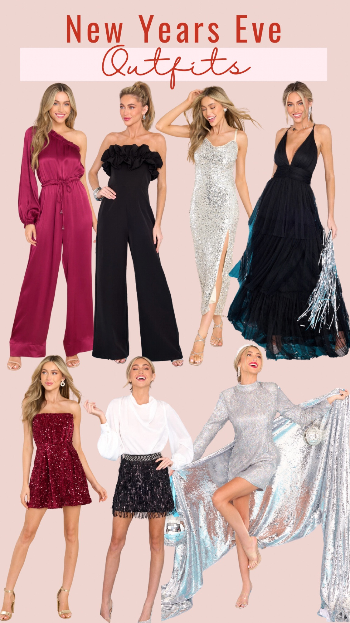 NYE outfit inspo! Love all this glittery & sparkly! ✨🫶🏼🤍 New Years Eve will be here before we know it! 

#LTKparties #LTKHoliday #LTKstyletip