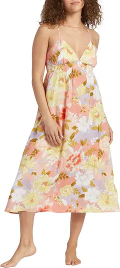 Sunset Kisses Floral Midi Sundress | Nordstrom