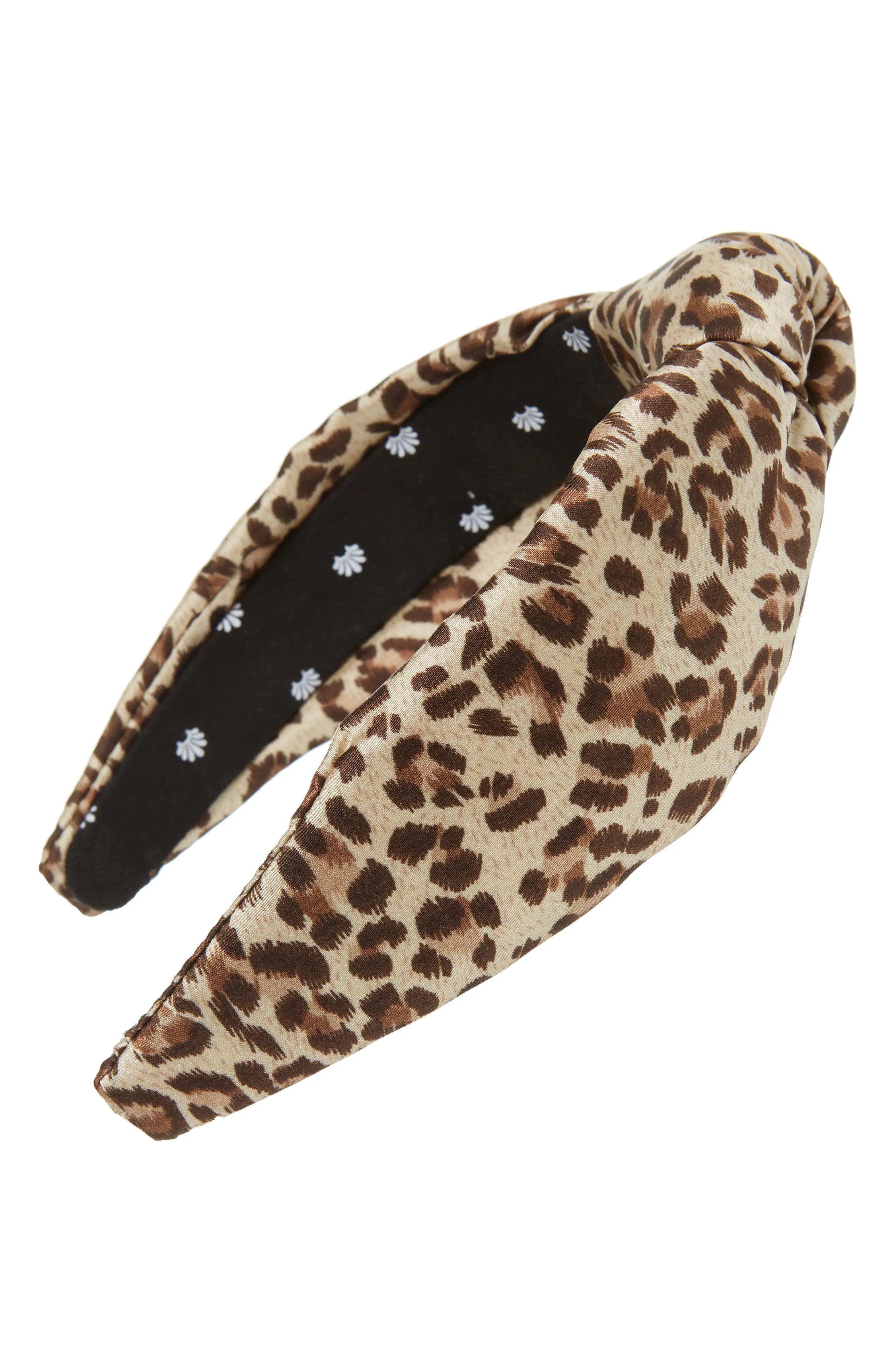 Leopard Print Knotted Headband | Nordstrom