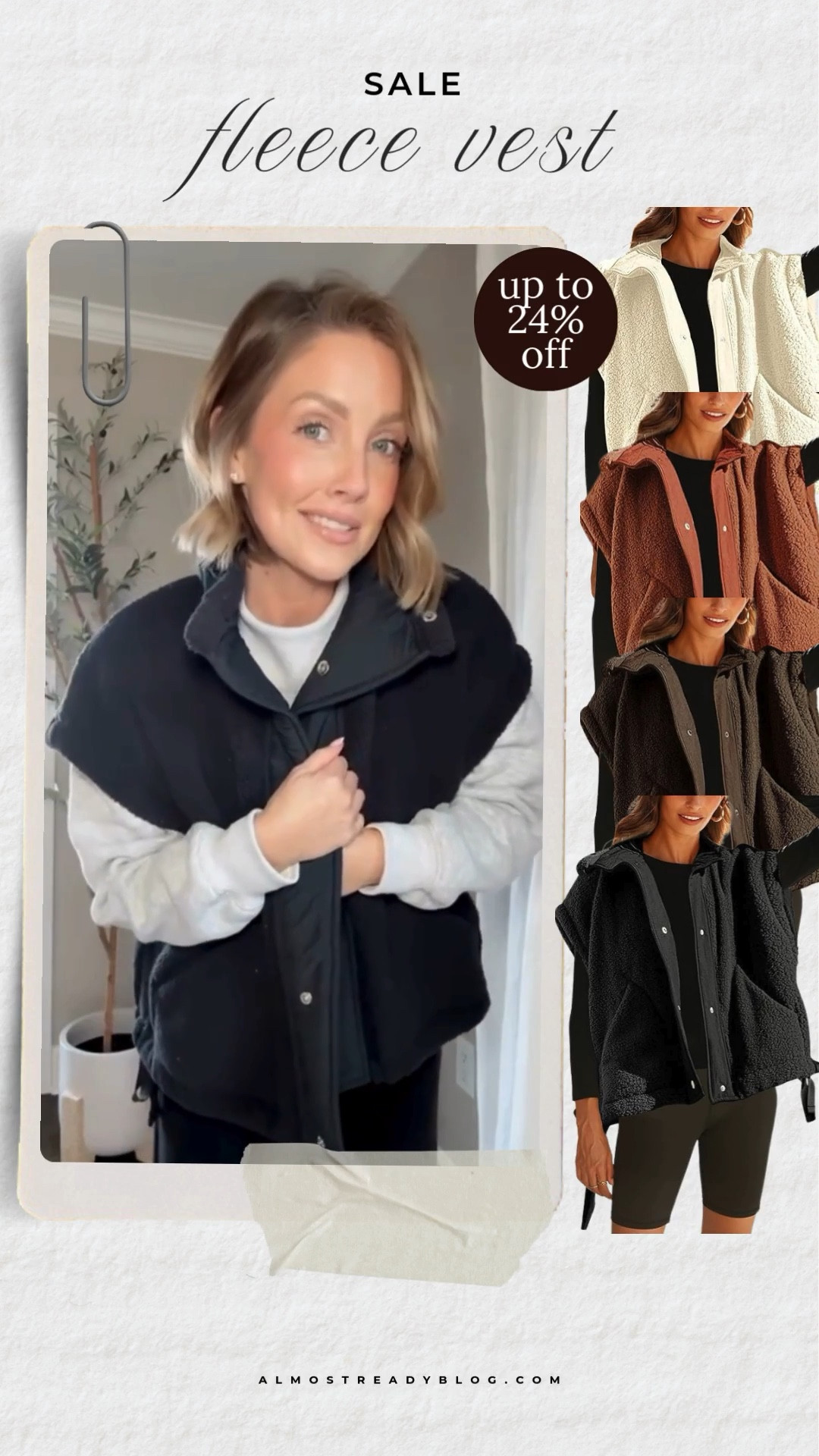 Small Amazon vest / Small Amazon sweatshirt / XS Regular pants 🖤

cozy outfit ideas, fleece vest, amazon look for less, Free People inspired, amanda west, almost ready blog

#LTKOver40 #LTKPetite