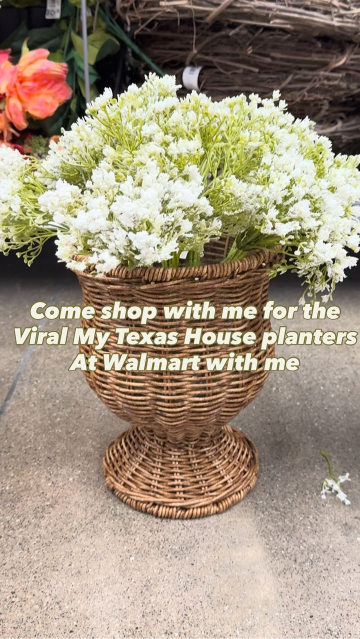 These planters from My Texas House are soo good and great quality and $17 …say less! 

Comment PLANT below and I’ll send you the links! 

#walmartfinds #walmart #florals #fauxflorals #mytexashouse