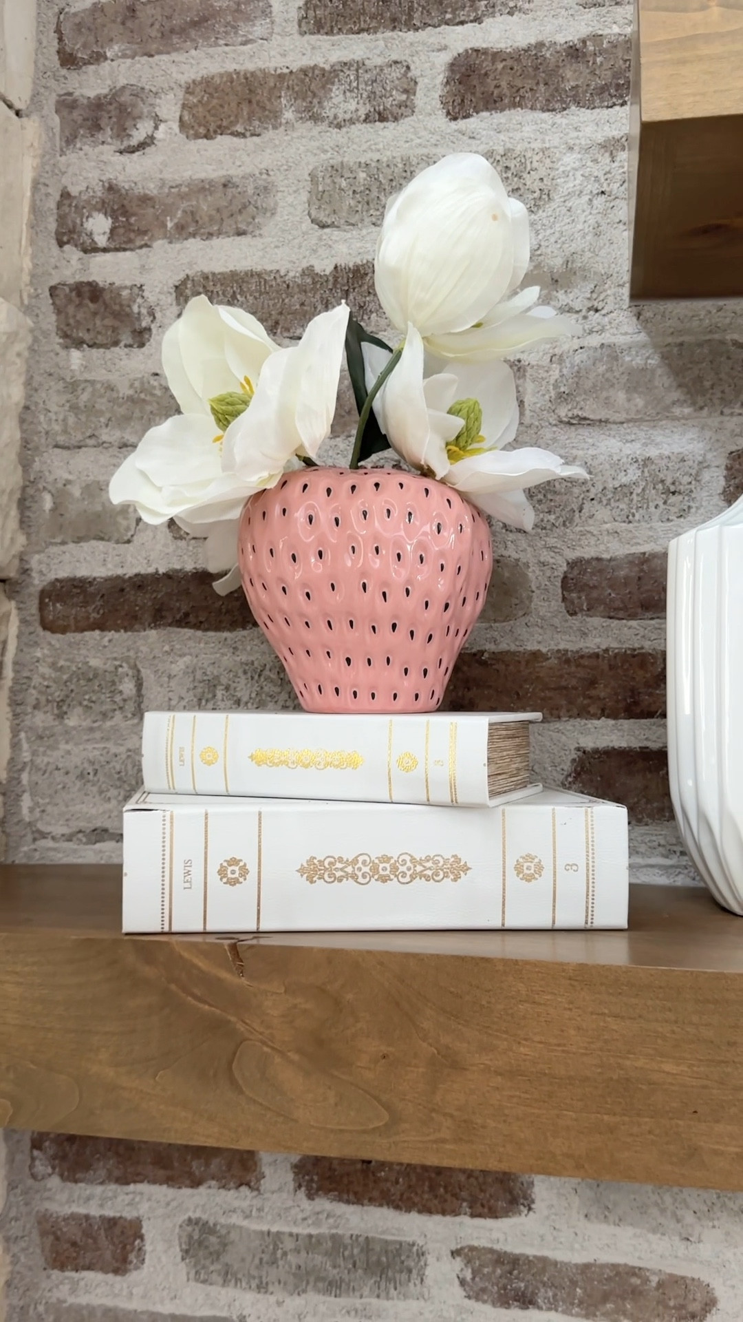 This pink strawberry vase is just too cute!! 

#LTKVideo #LTKHome