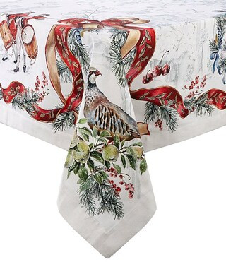 12 Days Of Christmas Collection Tablecloth | Dillard's