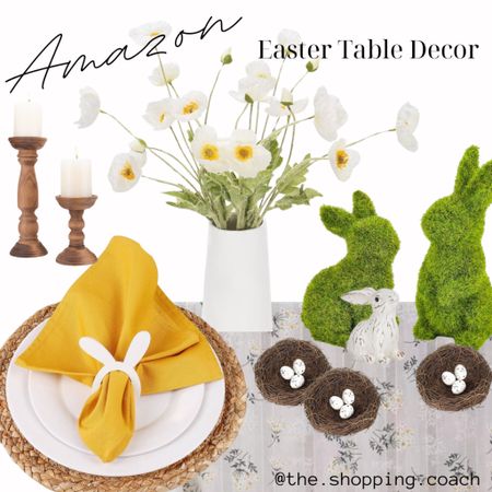 Easter Spring Table Decor! 

#LTKSeasonal #LTKSpringSale #LTKhome