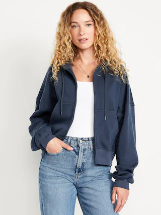 SoComfy Full-Zip Hoodie Sweatshirt | Old Navy (US)