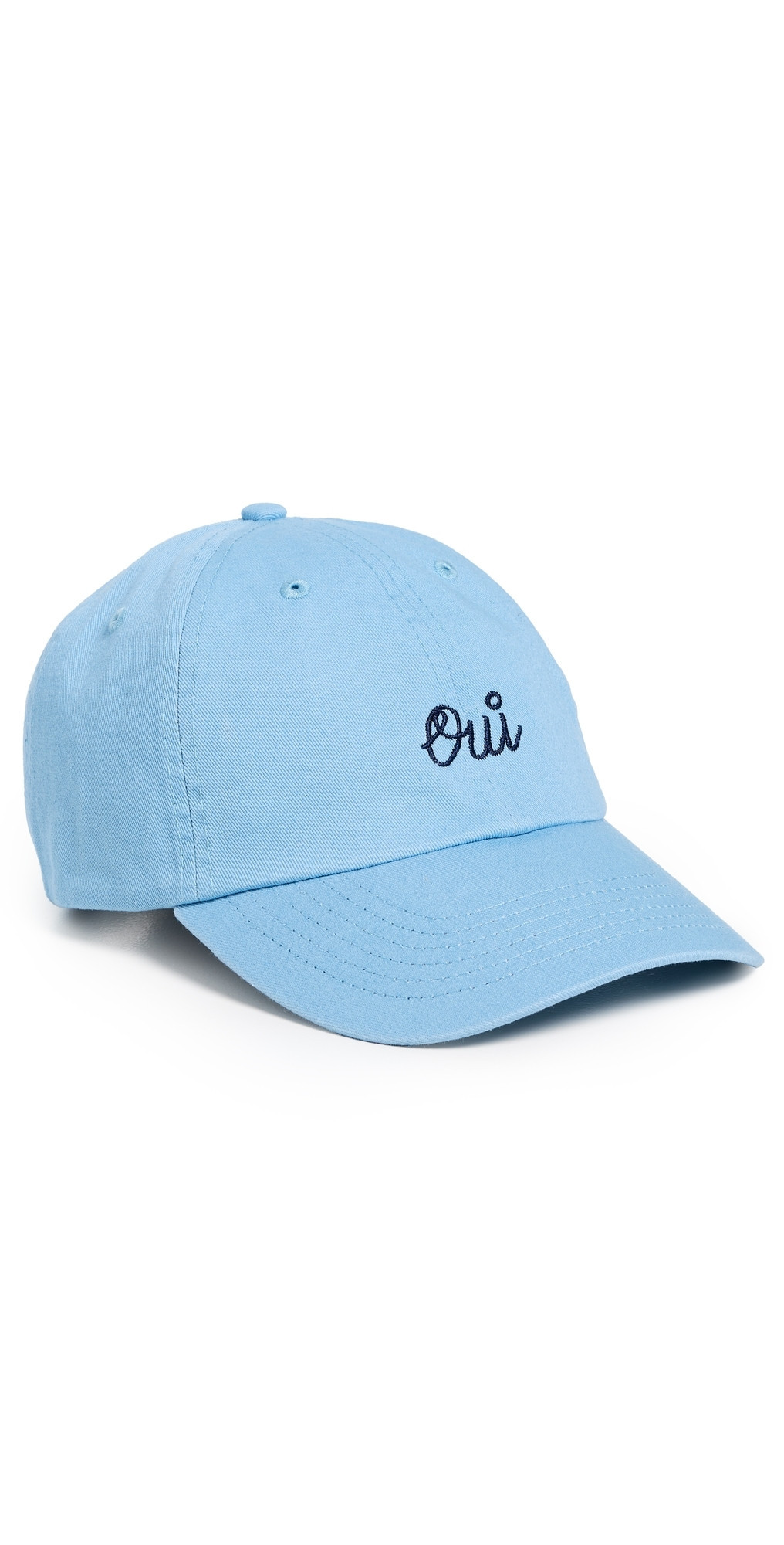 Clare V. Baseball Hat Sky Blue w/ Navy One Size | Shopbop