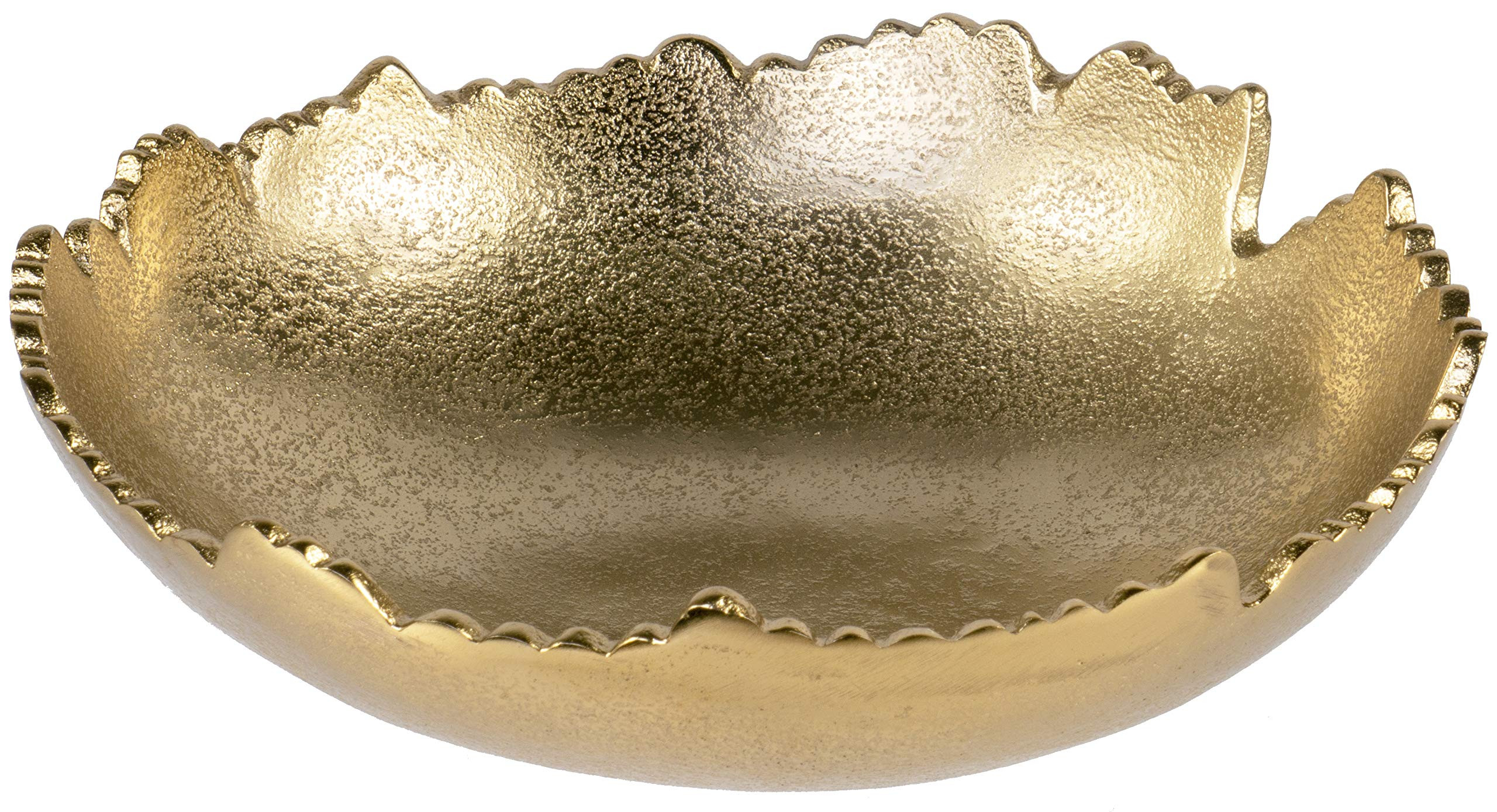 Red Co. 8.75” Gold Moon Decorative, Asymmetrical Torn, Hammered Metal Centerpiece Bowl with Scu... | Amazon (US)