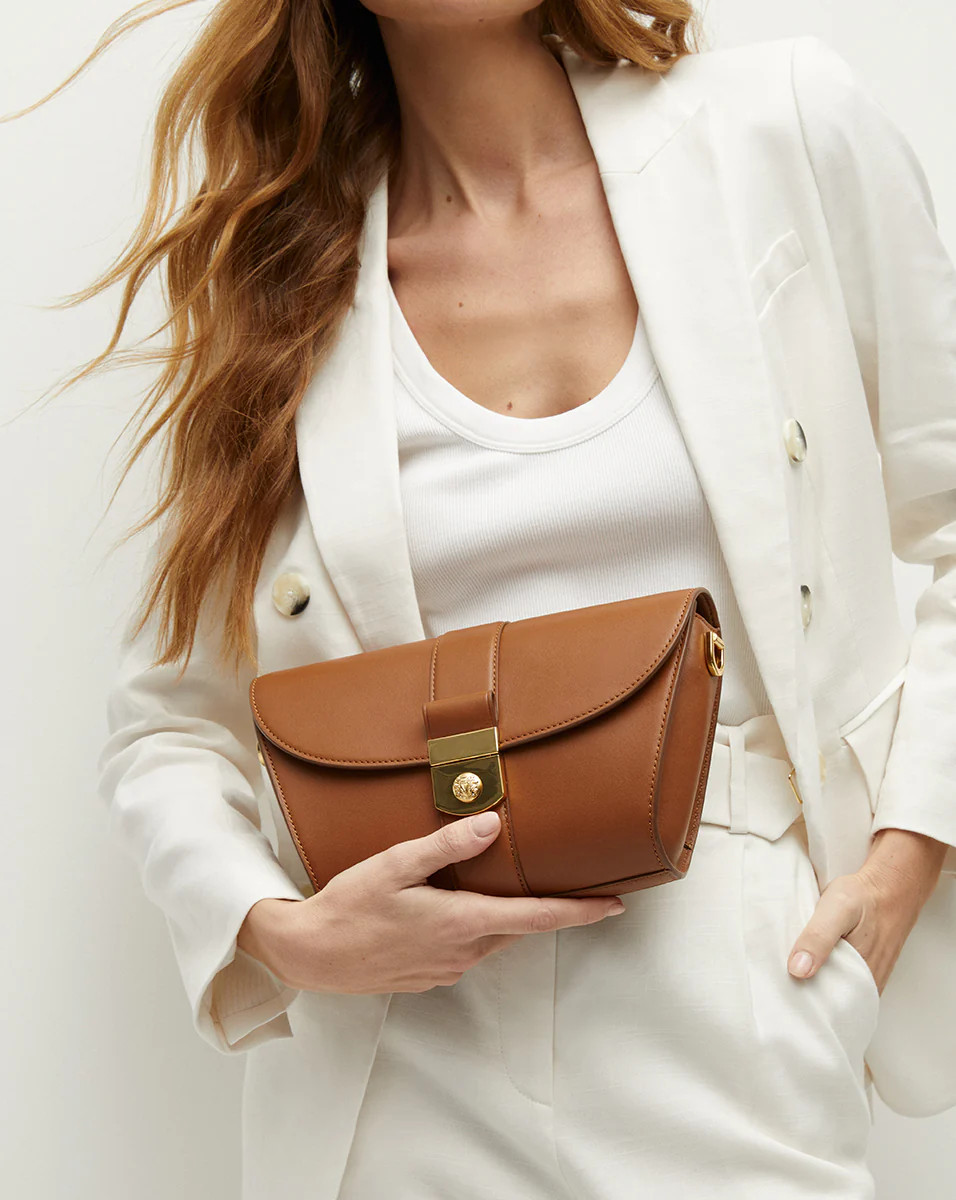 Crest Lock Trap Bag | Veronica Beard