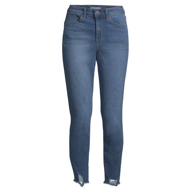 Sofia Jeans by Sofia Vergara Women's Rosa Curvy Ripped High-Rise Ankle Jeans - Walmart.com | Walmart (US)