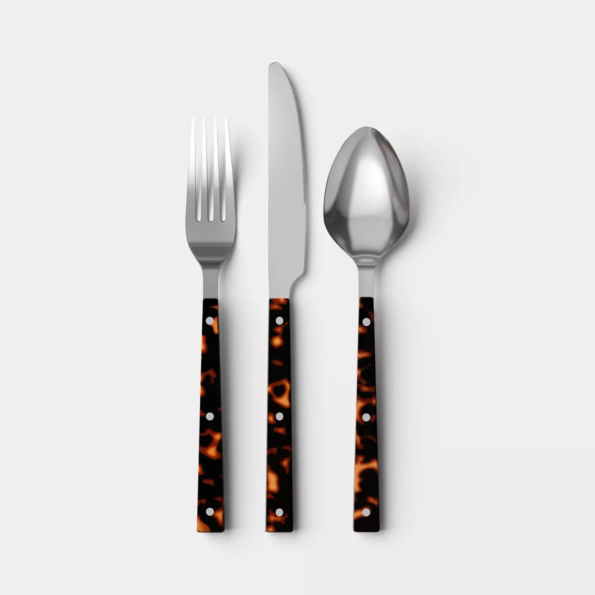 3pc Tortoise Flatware Set - Threshold™ | Target