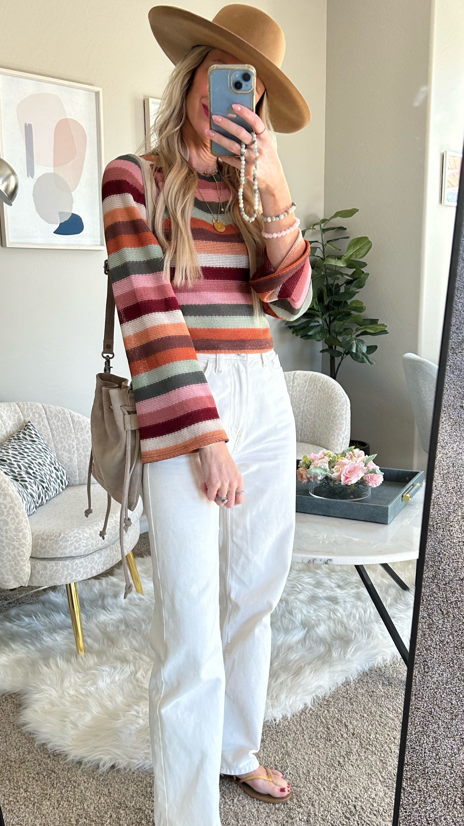 This top looks so cute with blue jeans too!! And you will not believe the price!!! These jeans are almost sold out! If they dont have your size I found a similar pair at Target! Linked below!! 

#LTKSpringSale #LTKstyletip #LTKfindsunder50