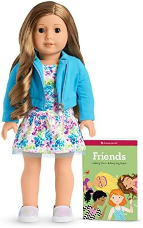 American Girl Truly Me Doll #81 with Brown Eyes, Wavy Caramel Hair, Light Skin with Warm Olive Un... | Amazon (US)