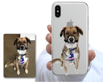 Custom illustrated Dog iPhone Case, Hand Drawn Dogs iPhone Case, Image illustration, For ALL iPho... | Etsy (US)