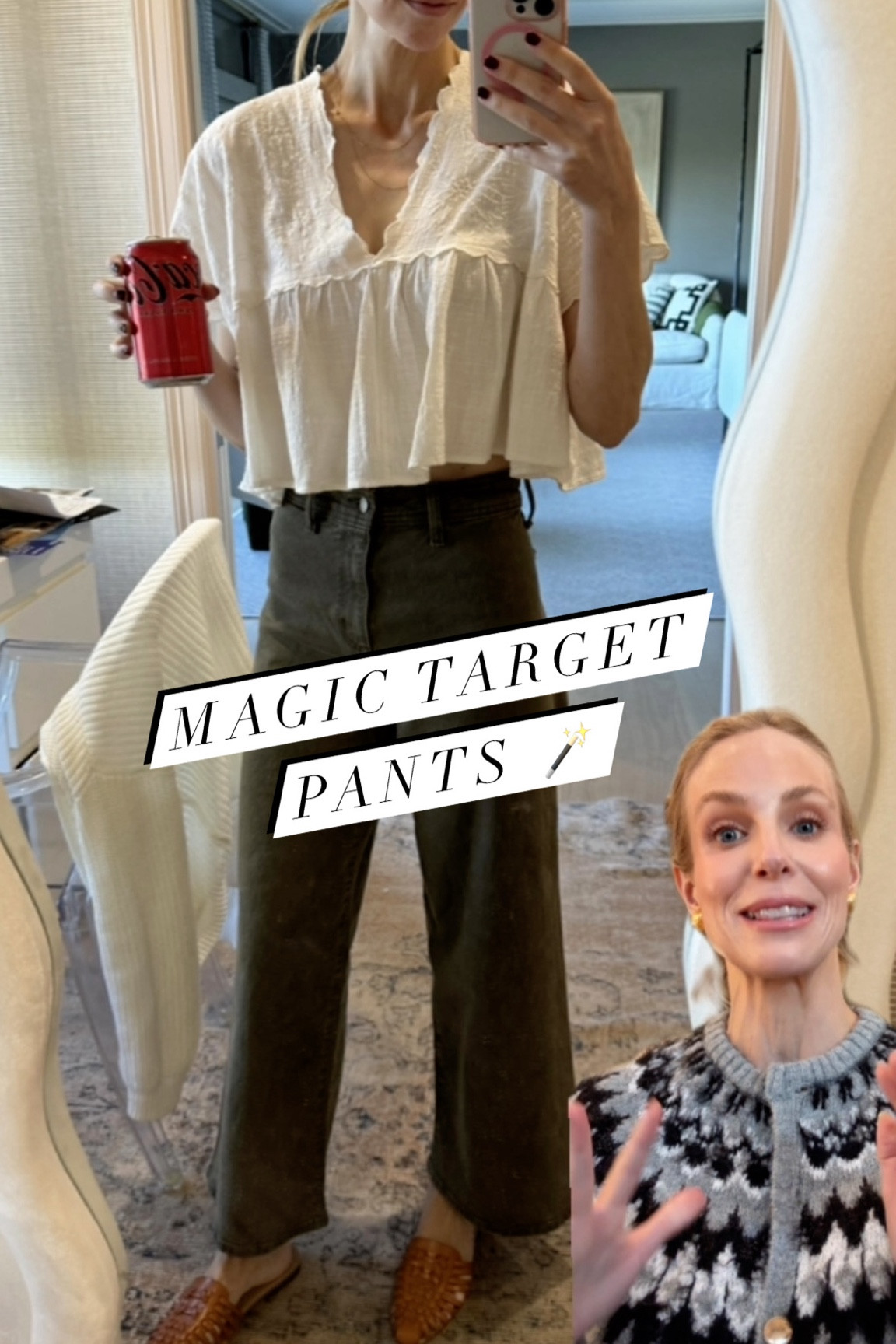 Sized down to a size 2 in the pants. I’m 5’8” for reference 