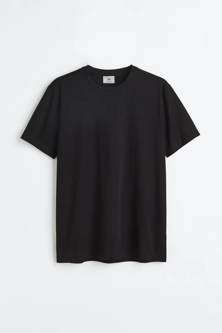 T-Shirt aus Pima-Baumwolle Slim Fit | H&M (DE, AT, CH, NL, FI)