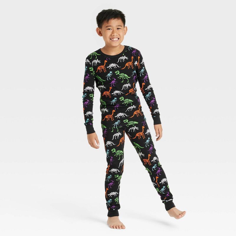 Kids&#39; Halloween Dino Skeleton Matching Family Snug Fit Pajama Set - Hyde &#38; EEK! Boutique&... | Target