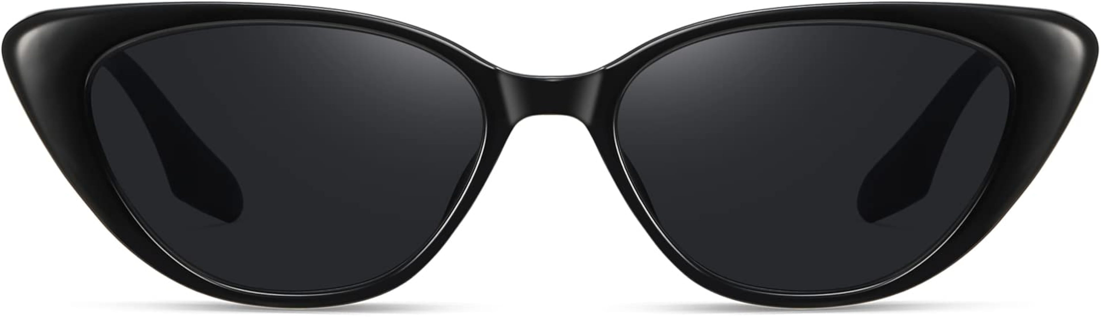 Retro Vintage Narrow Cat Eye Sunglasses for Women Men 90s Small Chic Style Trendy Sunnies UV400 P... | Amazon (US)