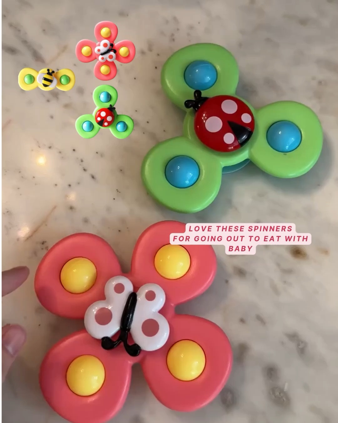 🌀✨ These baby spinner toys are one of the best Prime Day finds for little ones!

If you have a baby who loves exploring, these spinner toys are such a fun way to keep them entertained at home, in the high chair, during bath time, or while traveling. They encourage fine motor skills, sensory play, and independent play—and they’re on sale for Prime Day!

These have been a favorite in our house and are one of those simple toys that get used over and over again. 🤍

Save this post for later and grab them while the Prime Day deal lasts!

#PrimeDayDeals #AmazonPrimeDay #BabyToys #SpinnerToys #SensoryPlay #BabyMustHaves #ToddlerToys #MontessoriInspired #AmazonFinds #MomFavorites #BabyFavorites #LTKBaby #LTKFamily #AmazonDeals #PrimeDayFinds

#LTKBaby #LTKmomlife