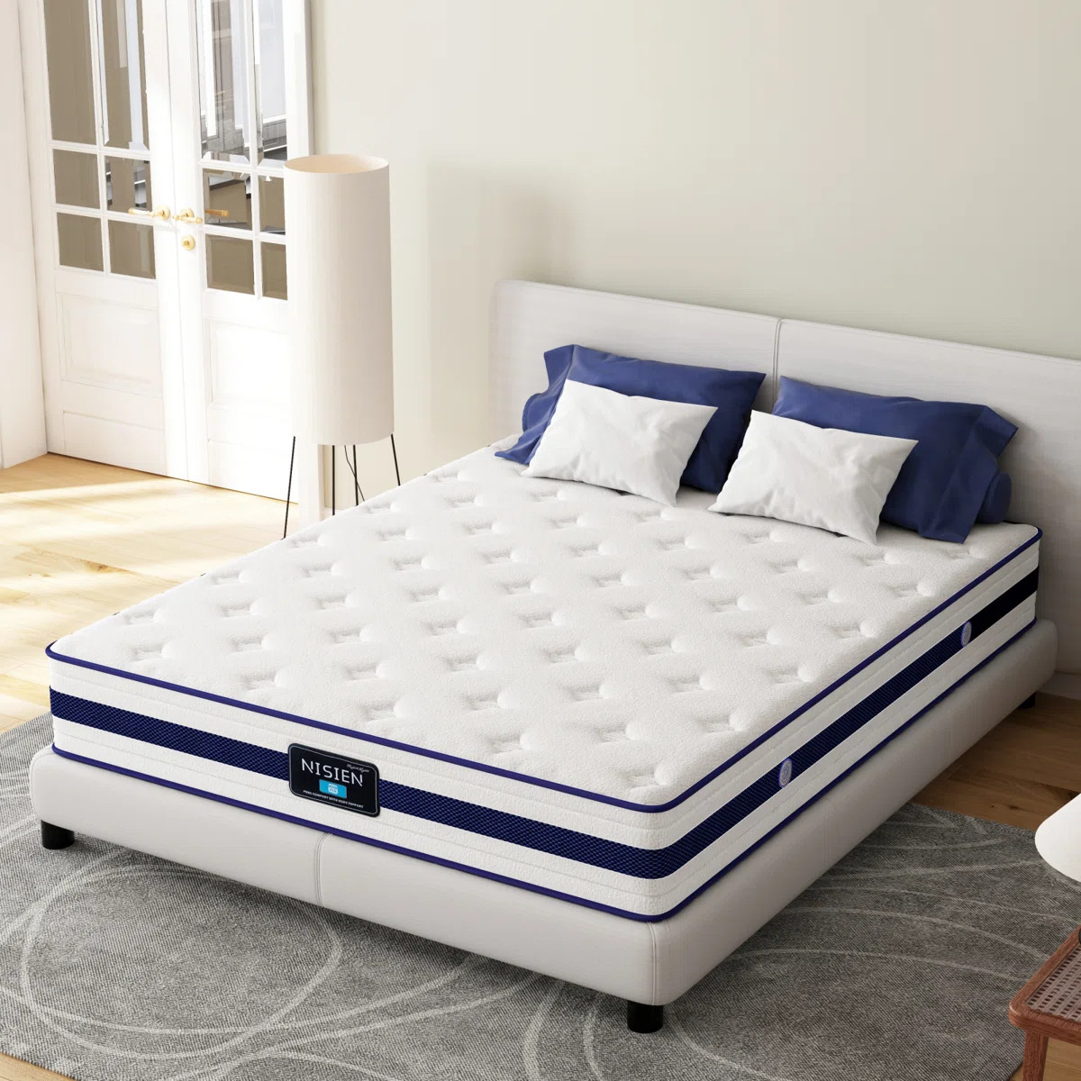 10/12 in Hybrid Mattress Spring Gel Memory Foam, Mattresses In A Box | Wayfair North America