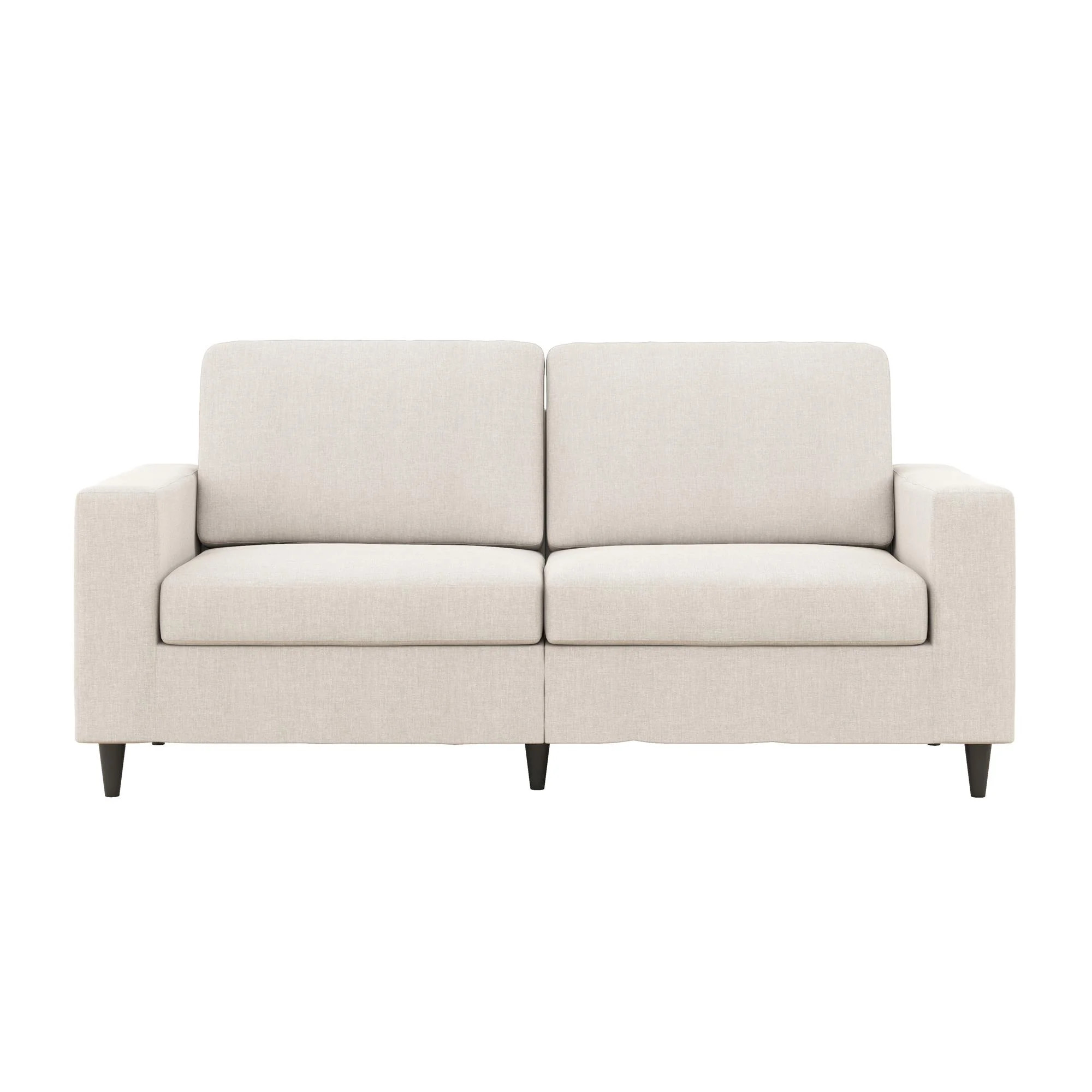 DHP Cooper 3 Seat Sofa, Living Room Furniture, Beige Linen - Walmart.com | Walmart (US)