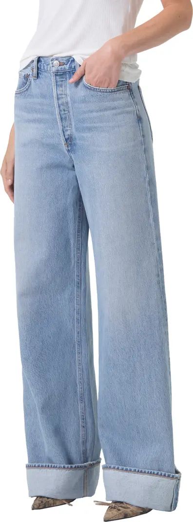 AGOLDE Dame High Waist Wide Leg Organic Cotton Jeans | Nordstrom | Nordstrom