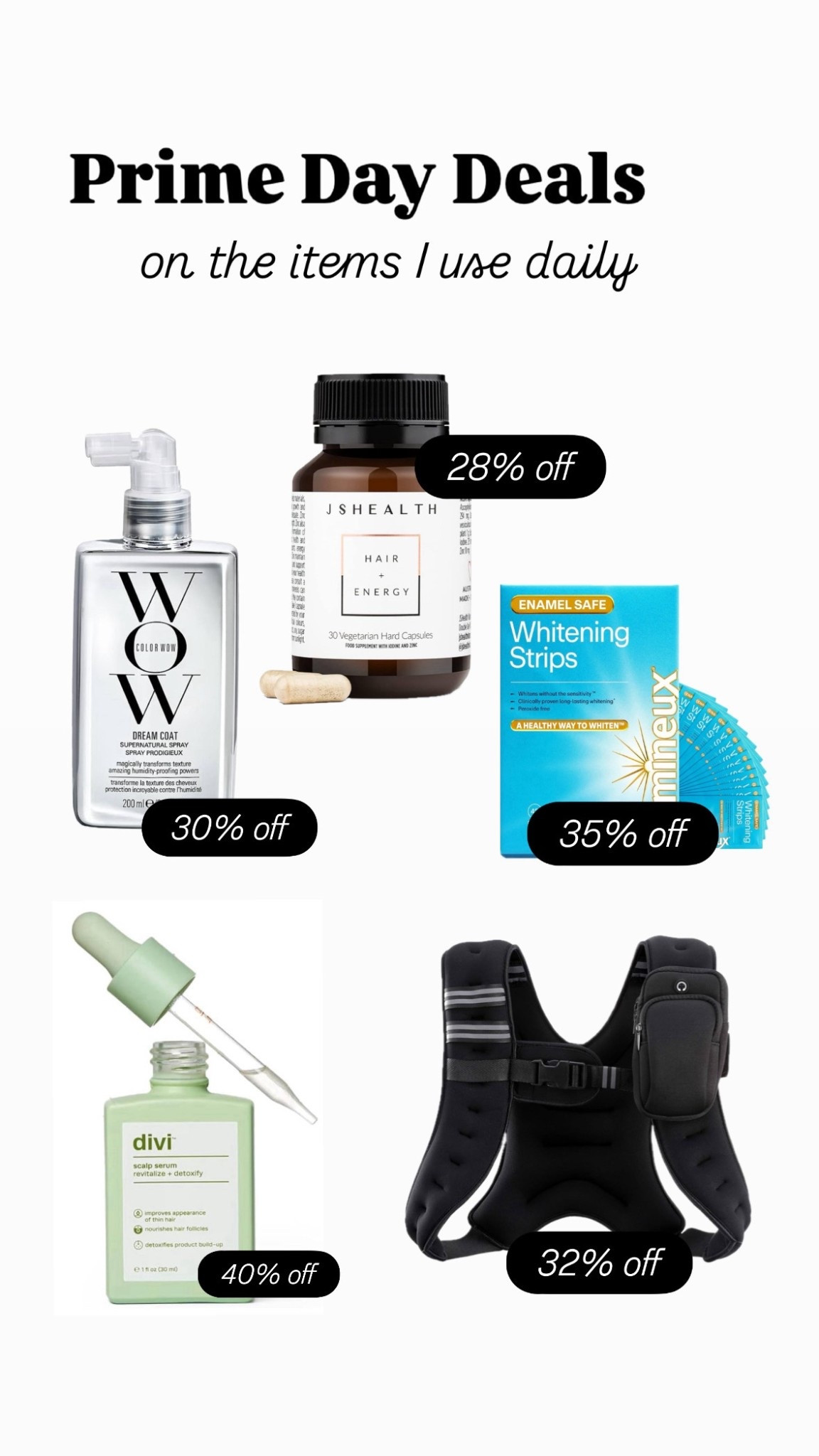 Prime Day Deals on my every day items 

#LTKActive #LTKSaleAlert #LTKBeauty