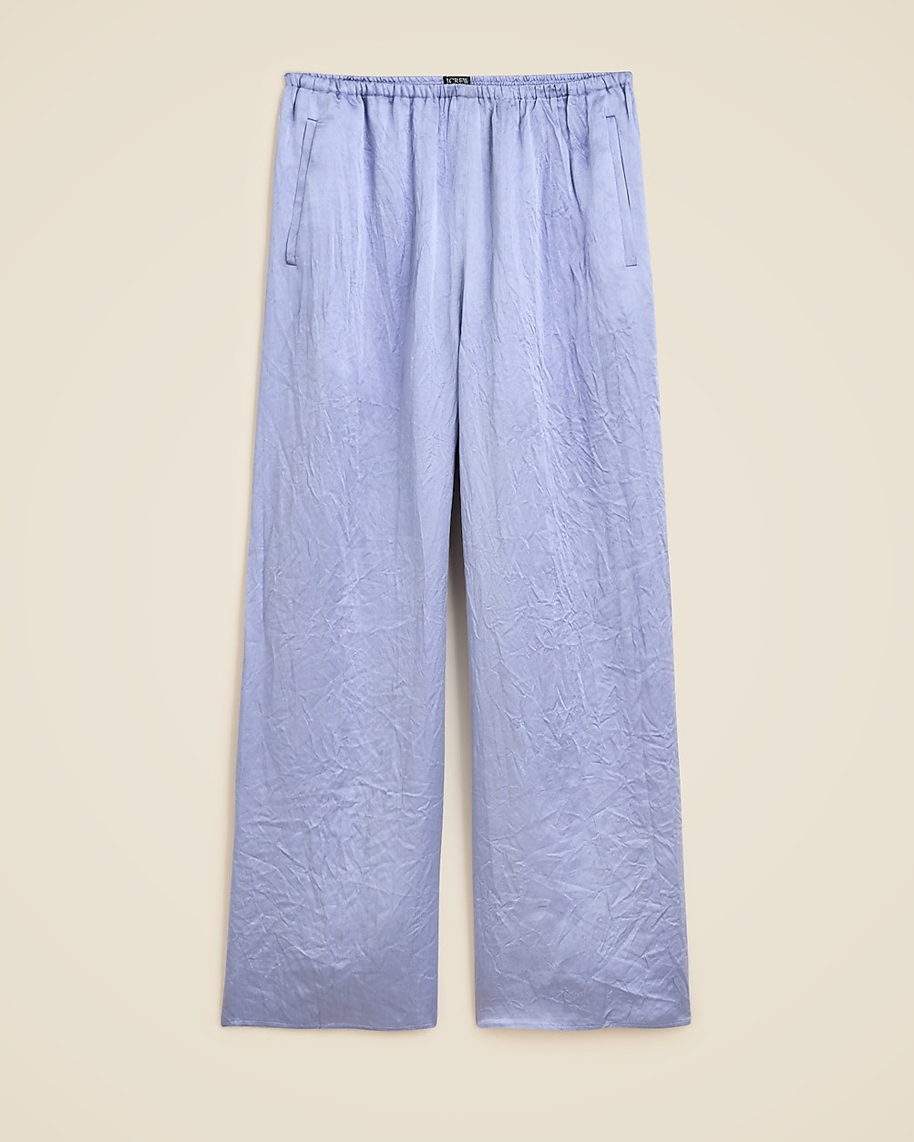 Cosmo cropped pant in textured satin | J. Crew US
