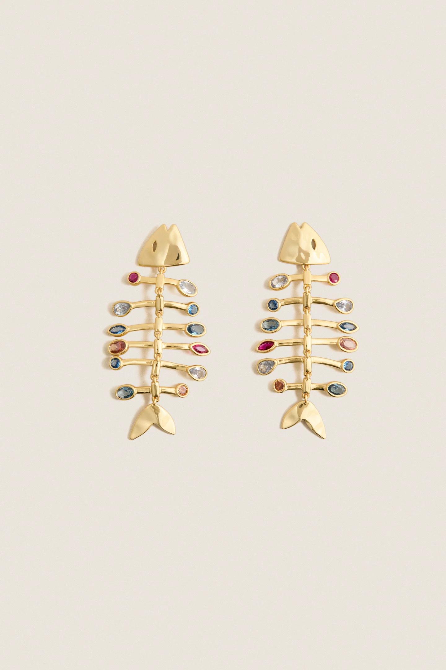 Gold Multi Josefina Earrings | Tuckernuck (US)