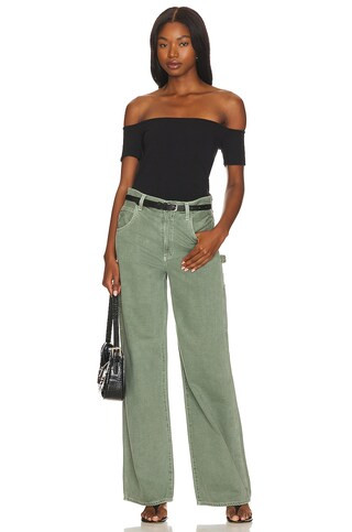 AGOLDE Agda Top in Black from Revolve.com | Revolve Clothing (Global)