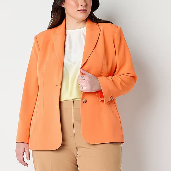 new!Worthington Womens Fitted Blazer-Plus | JCPenney
