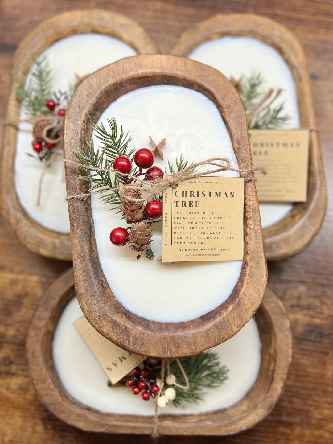 Hand Crafted Dough Bowl Candle | Etsy (US)