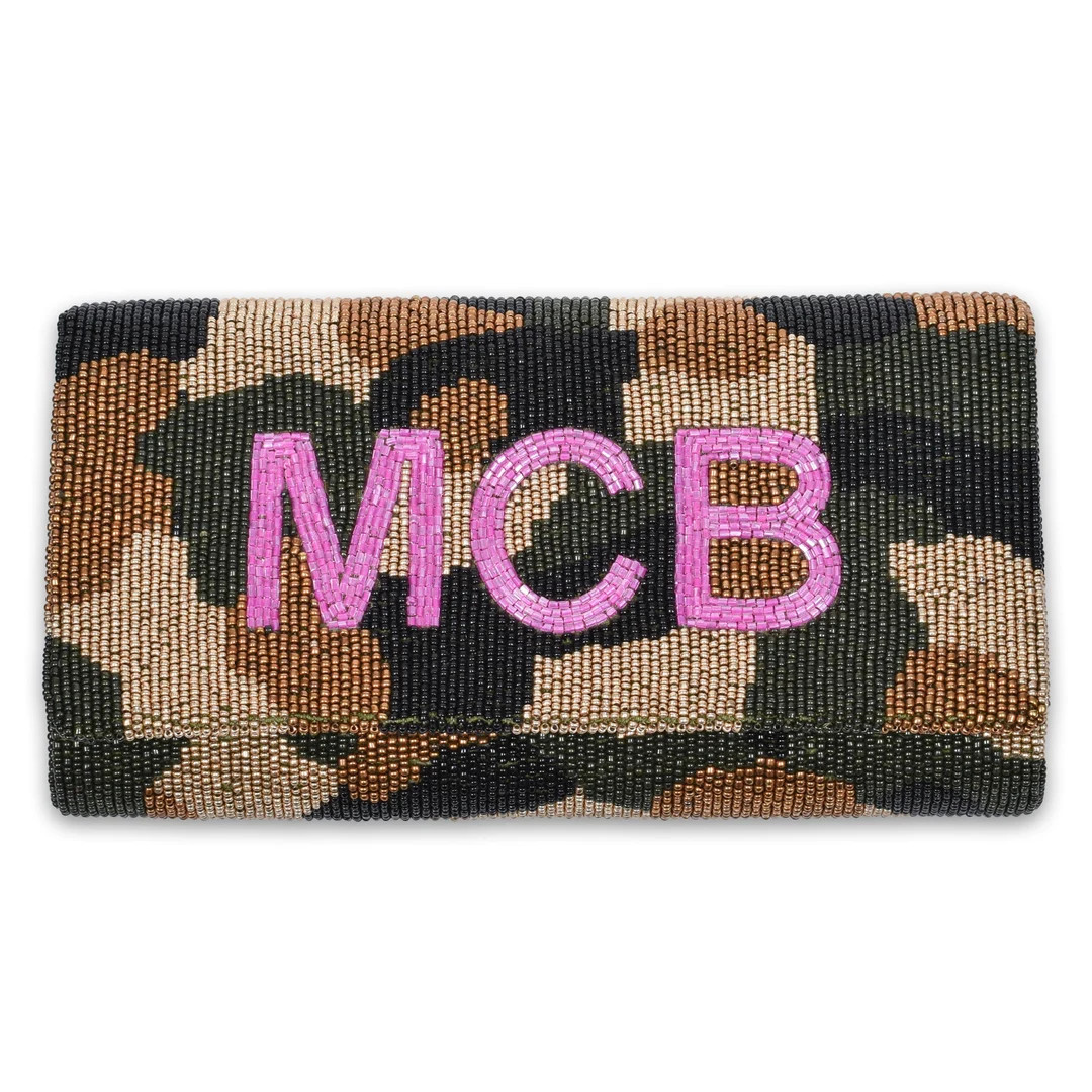 Half Barrel Custom Beaded Camo Clutch – Medium - Etsy | Etsy (US)