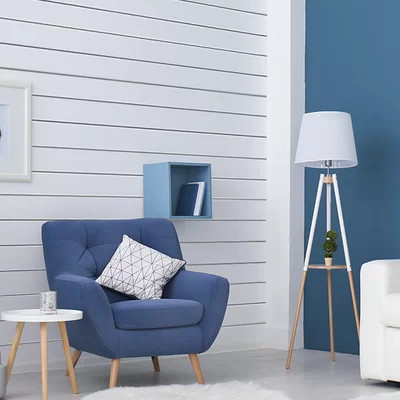 7.25" x 84" Shiplap Wall Paneling in Primed White | Wayfair North America