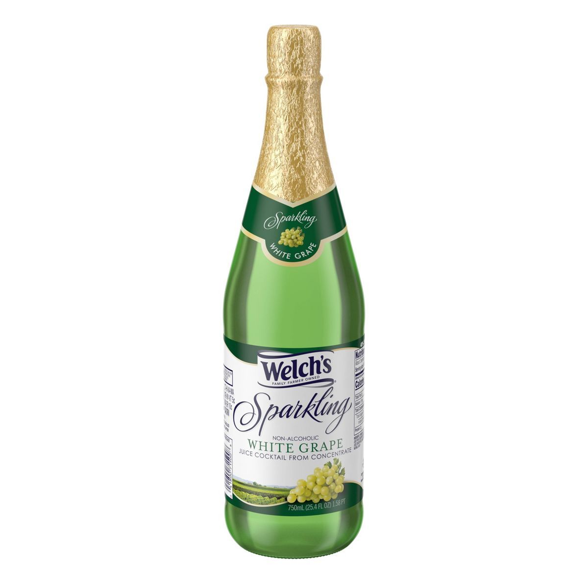 Welch's Sparkling White Grape Juice - 25.4 fl oz Glass Bottles | Target