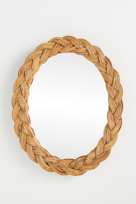 Castello Rattan Wall Mirror | Anthropologie (US)