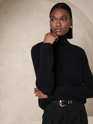Chiara Cashmere Turtleneck Sweater | Banana Republic (US)