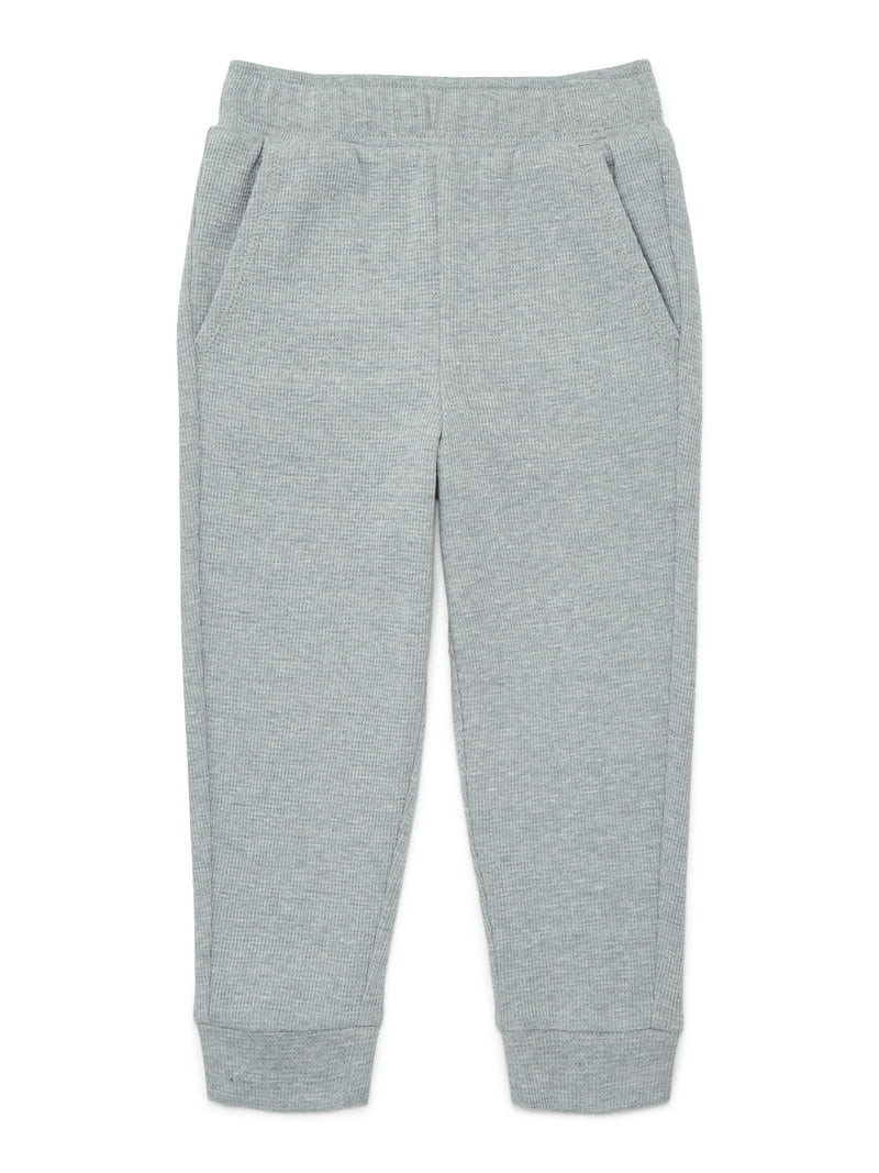 Garanimals Joggers Micro Térmicos Sólidos para Vacaciones para Niños Pequeños Tallas 18M-5T | Walmart (US)