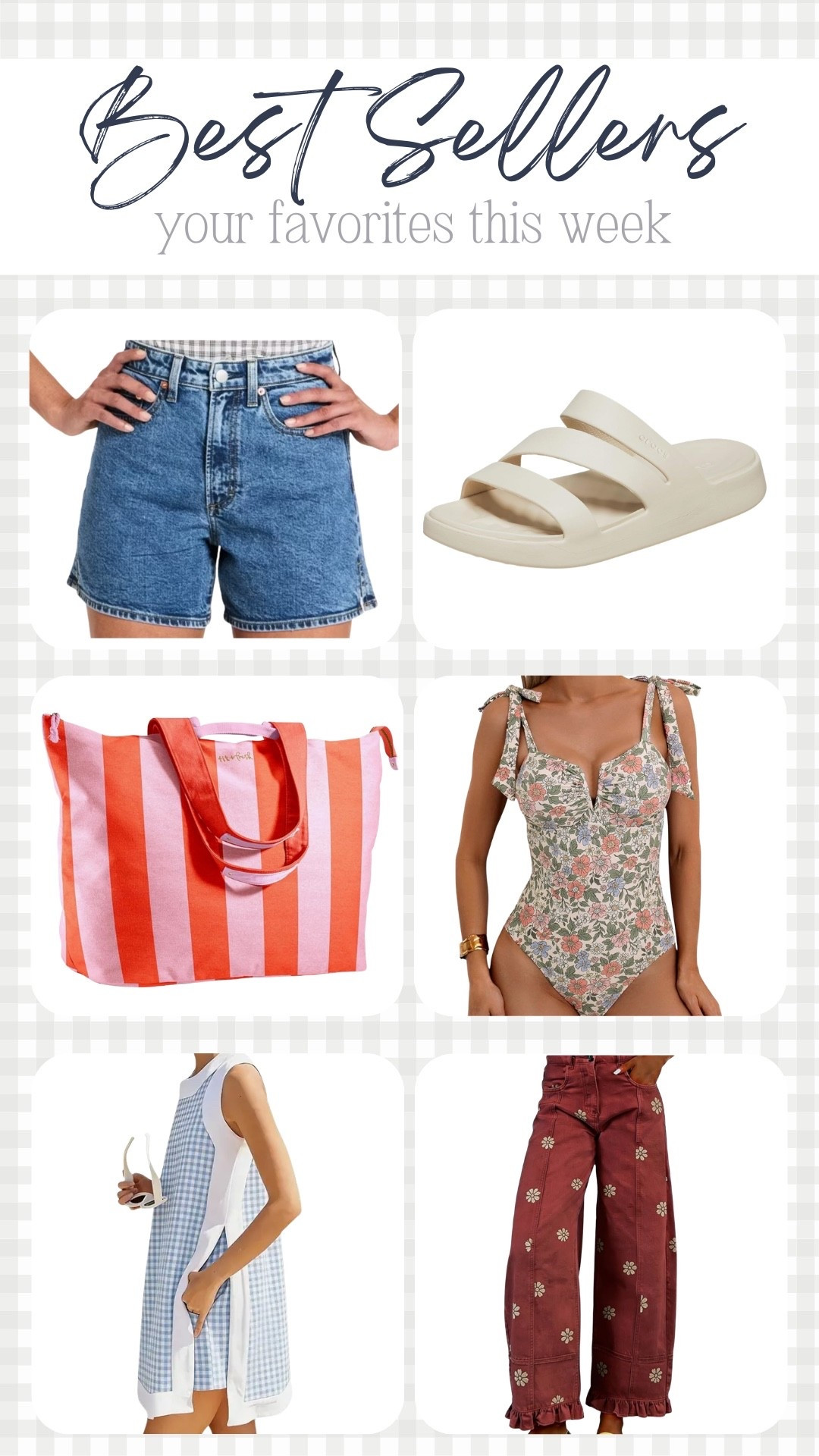 Your favorites this week! 

THEBLOOMINGNEST fashion beach bag shorts Amazon target

#LTKSeasonal #LTKmomlife #LTKSwim