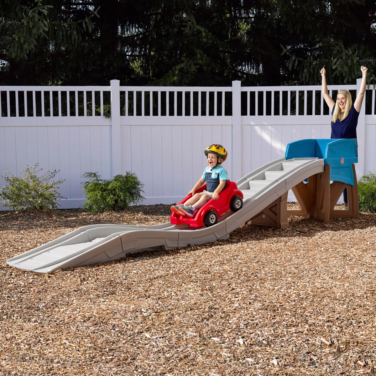 Step2 Dashing Red Extreme Kids Thrill and Outdoor Roller Coaster | Wayfair North America