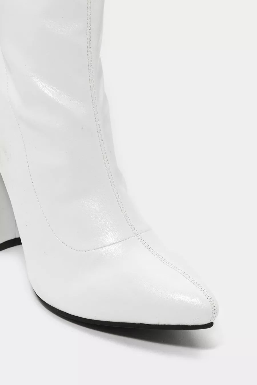 Calf High Block Heel Sock Boots | Nasty Gal (US)